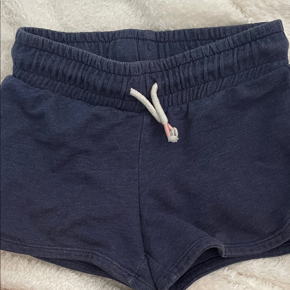Cat & Jack Navy Blue Girls' Knit Shorts with Drawstring